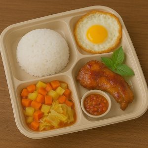 Paket Telur Ceplok + Ayam Kecap